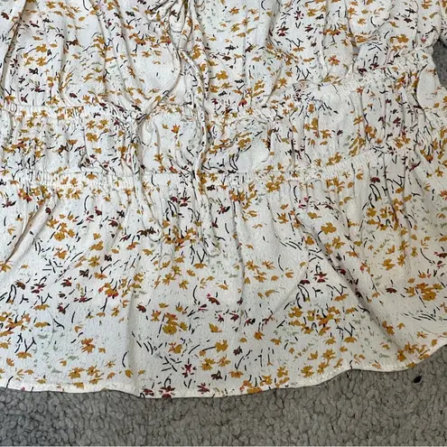 Lucy Paris Squareneck Floral Top Size Small