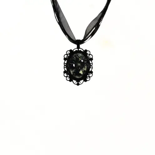 Handmade Gothic Victorian Medusa "Gaze Unbroken" Cameo Necklace