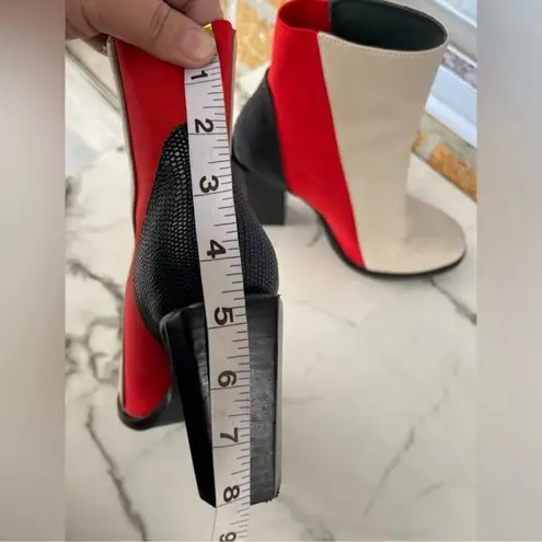 UNITED NUDE Tetra Mist/Hot Red/Black boots size 37/6.5 Red