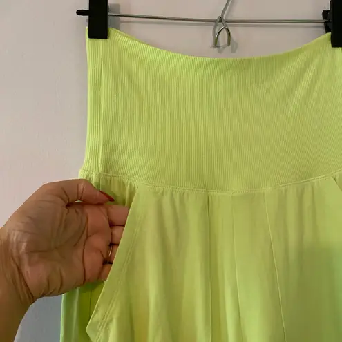 Aerie  Women's Small Lime Green Real Soft High Rise Foldover Joggers Loungewear