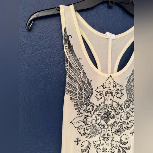 Affliction Monolith Tank Top Women’s Cream Size Small