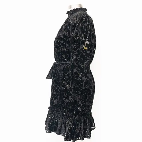 Alex Marie Skyler Velvet Smocked Cocktail Dress