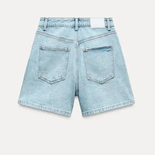 ZARA High Rise Mom Shorts