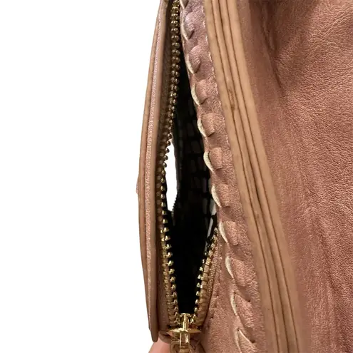 Urban Expression Urban Expressions Khloe Woven Vegan Leather Convertible Flap Crossbody Bag