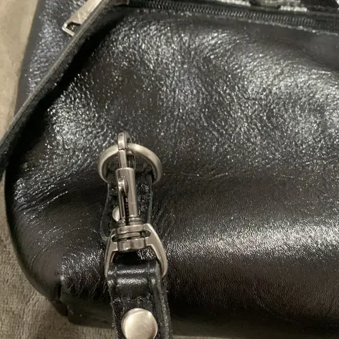 Patricia Nash - Vatoni Convertible Black Leather Backpack