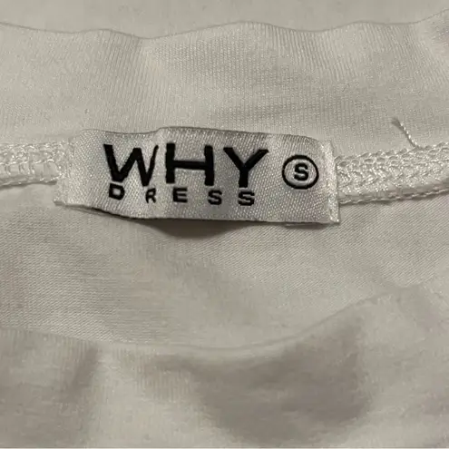 Why Dress Women Size Small White Short Sleeve Shirt Top Blouse Pink Heels Pearls