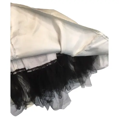 Gunne Sax Vintage Jessica McClintock Dress Womens 3 4 Cocktail Lace Overlay Blk