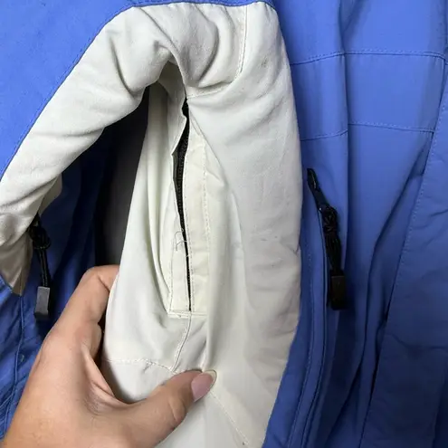 Helix  Womens Vintage Snowboarding/Ski Jacket Coat Blue with Zip In Liner size XS - Image 5