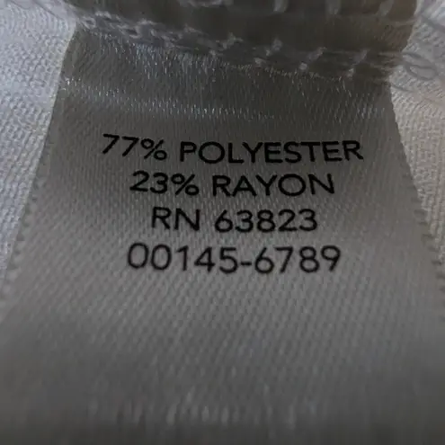 Christopher & Banks Sleeveless Collared Button Up Shirt – Women's S White