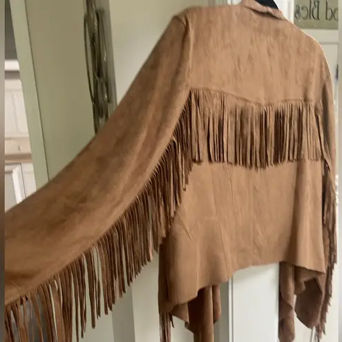 City Chic  western fringe coat blazer size large plus size 20 tassels lightweight