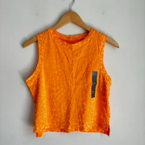 All In Motion Boxy Fit Tank Top sleeveless Orange XXL