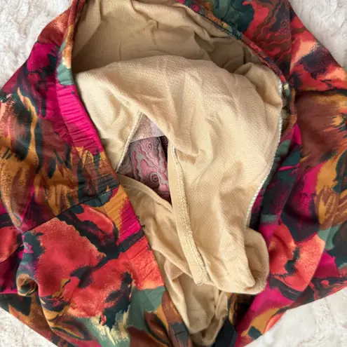 Jantzen Vintage 70s Swimsuit Floral Bikini Top High Waist Bottoms Retro 12 S/M