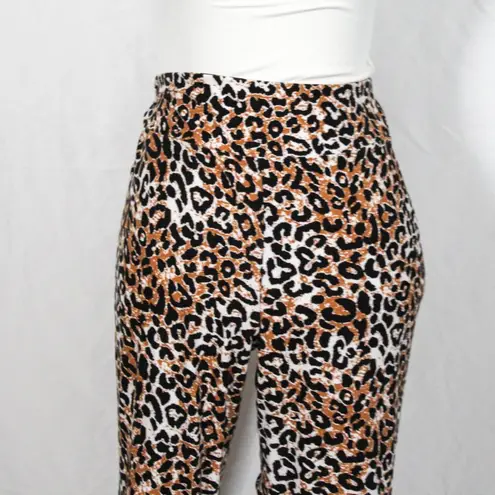 No Boundaries  Leopard Print Flare Pants – Juniors Plus XXL, Pull-On Style