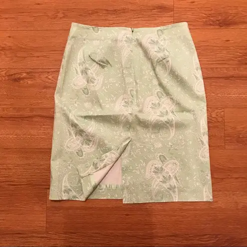 Jones New York  Signature Green White Skirt Size 4