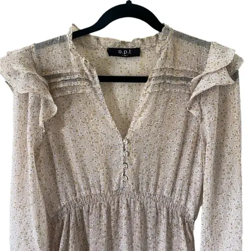 Tuckernuck  O.P.T Golden Tiered Floral Dress