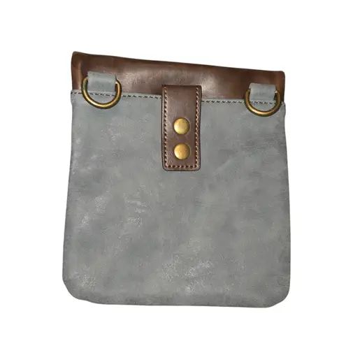 Chala Nwt Gemini Gray Crossbody Bag Purse With Fox Keychain