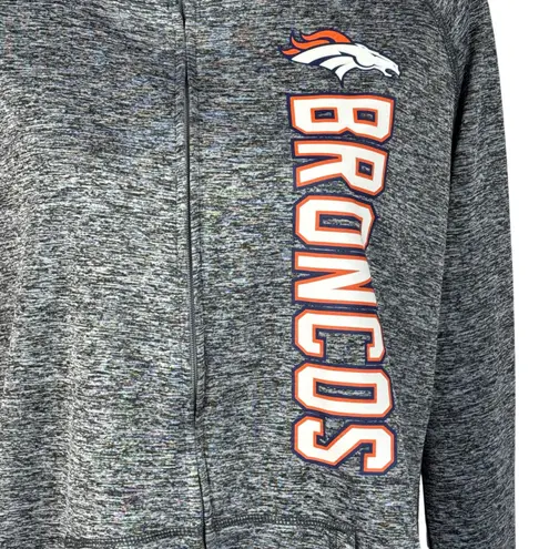 NFL Team Apparel Denver Broncos Womens XX-Large Jacket Full-Zip Hooded Pockets
