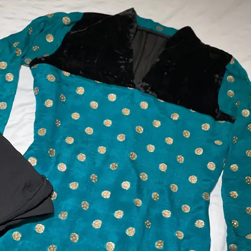 NWOT 3 piece Pakistani Indian embellished outfit Green