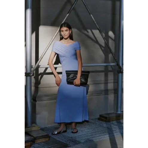 Marcella NWT Periwinkle Alyssa Infinity Maxi Dress Size Medium Purple