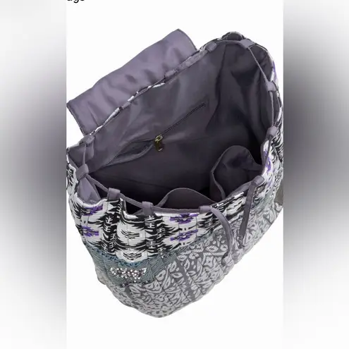 prAna - Bhakti Backpack | Beautiful Patchwork Embroidery & Beaded Details | NWOT