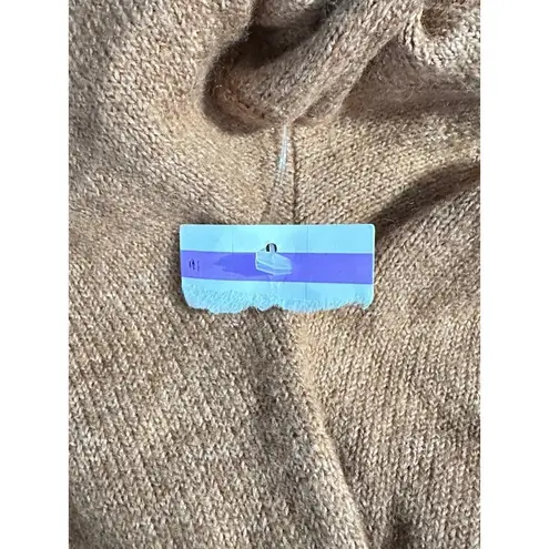 Open Edit Sweater Women's Size Large Brown Asymmetric Side Slit Hem Tunic NWT