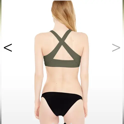 Women’s Bikyni Black Women's Bikini The Crop Swim Top Criss Cross 🖤