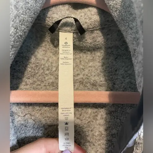 Lululemon  It's Fleecing Cold Zip Up Jacket *Minor Flaw*