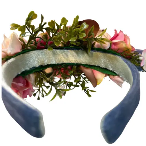 Epcot International Flower & Garden Festival 2023 Snow White Floral Minnie Ears Blue