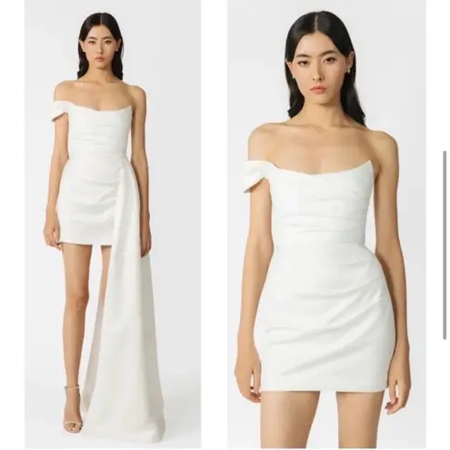 SAU LEE Brenda Dress in White Size 2