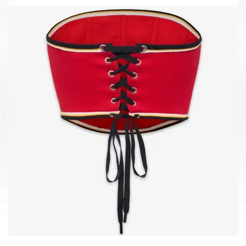 Off Season Brand Kansas City Chiefs Corset Top Size: 2X Brand New Red