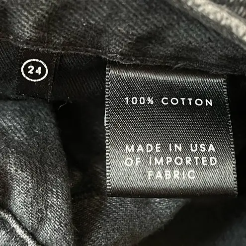 GRLFRND The Karolina High Rise Straight Leg Jeans Black Size 24