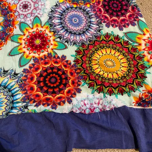 Vivienne Tam Vintage bright mandala mini dress tank style