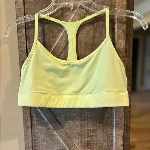 C9 by Champion Yellow and Gray Racerback Sports Bra Size L
