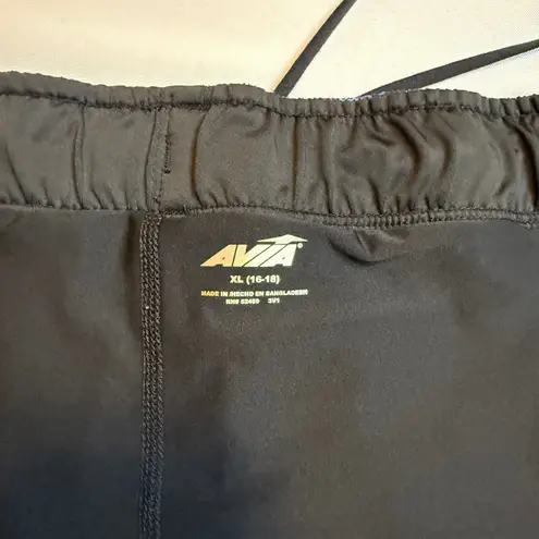 Avia Athletic Sports Bra & Floral Shorts Set Women L/G Bra XL Short Athleisure #