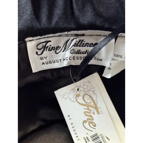 Fine Millinery Velma Cloche Hat – Vintage Inspired Zebra Feather Statement Black - Image 9