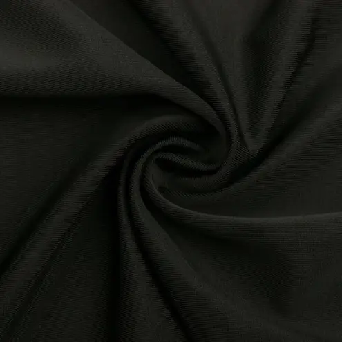 Chama Plus Size Flowy Swimdress Retro Printed Swimsuit Empire Waist Tankini Black