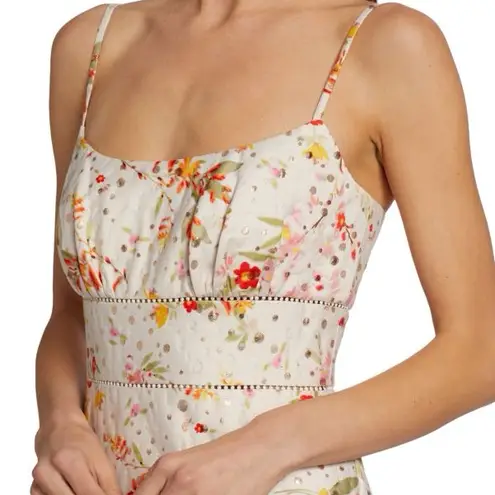 Monique Lhuillier Wildflower Jacquard Mermaid Gown Dress