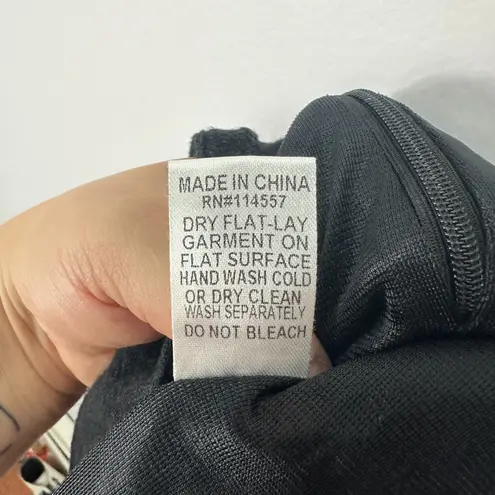 THML Skirt Womens S Black Linen Embroidered Boho Festival Coastal Chic Resort