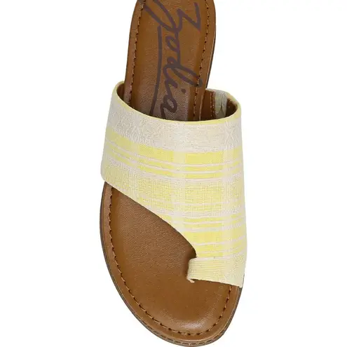 Zodiac NWT  Giada Slide Sandal Yellow SZ-8