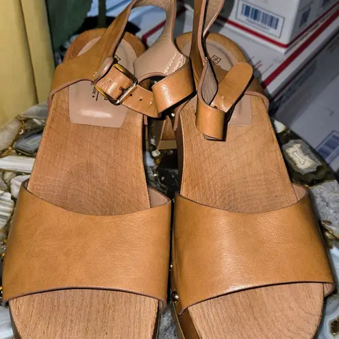 Call it spring Tan Mules Comfortable Leather Clogs