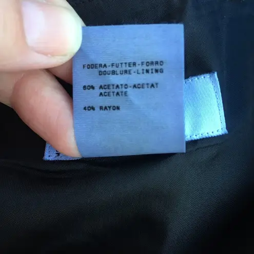 Moschino Black Knee Length Skirt 6 Ruffle Hem