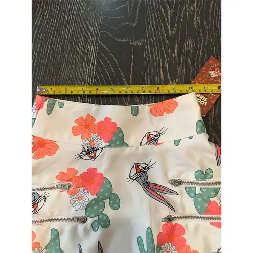Unique Vintage Looney Tunes Bugs Bunny Cactus Midi Skirt XS Multicolor