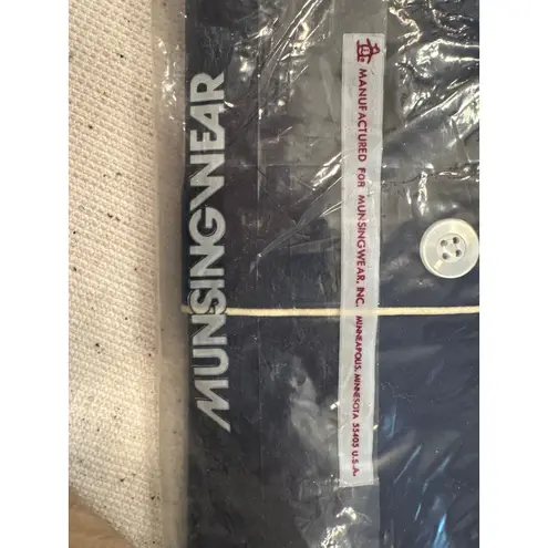 Munsingwear Sleepwear Pajamas Navy Mens Medium PJ Set NEW casual Black Size undefined