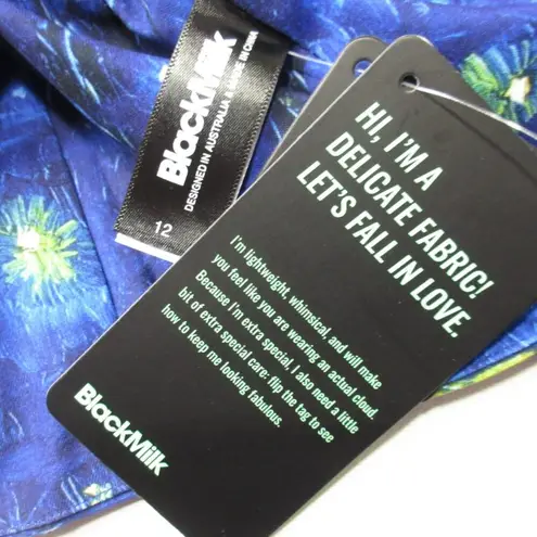 Blackmilk NWT Starry Night Over The Rhone Long Sleeve Corset Top AU 12 / US 8