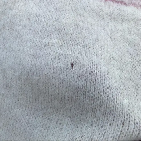 Vintage TUNDRA Scandinavian Yarn Wool Poncho Cape Jacket Sweater Pink Size XL