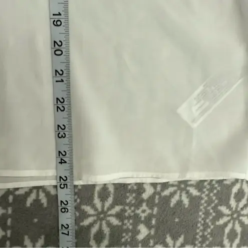 Massimo Dutti NWT Women's White Flowing ShortSleeve Oversized Shirt Size Medium