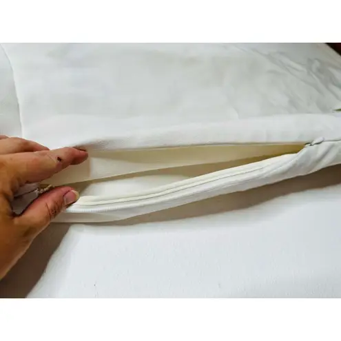 Victoria Beckham White Bandage Front Cutout Midi Dress Womens size 0