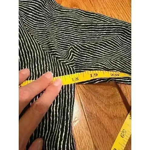 Knit Button Down Long Sleeve Dress Medium Pockets Lagenlook Artsy Black Size 40