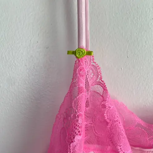 SKIMS NWOT Cherry Blossom Woven Shine Lace Cami