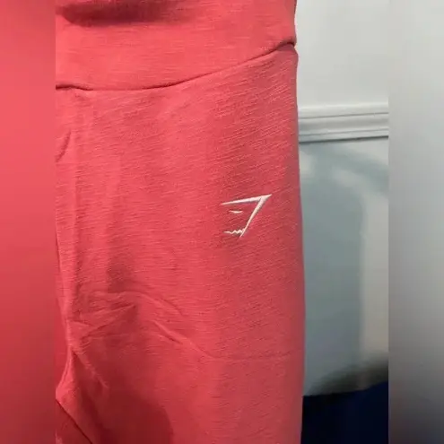 Gymshark  Ruched Joggers Coral Pink Size‎ small B2